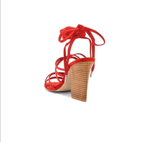 Sol Sana Layla Heel in Flame Suede - Picture 3 of 8